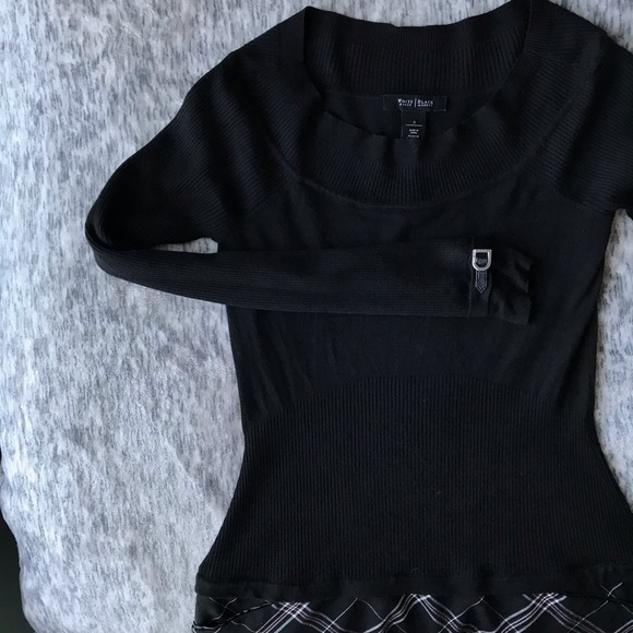 White House Black Market Dresses & Skirts - WHBM Black & Plaid Dress